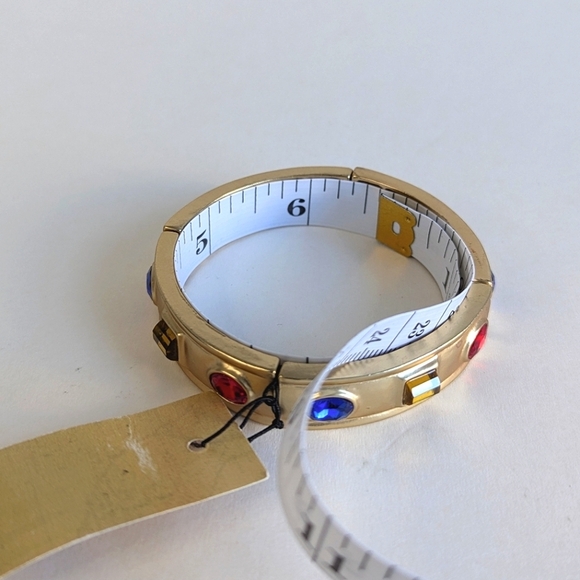 Patricia Nash Renaissance Egyptian Gold Tone Multi Gemstone Enamel Bracelet - Picture 6 of 7